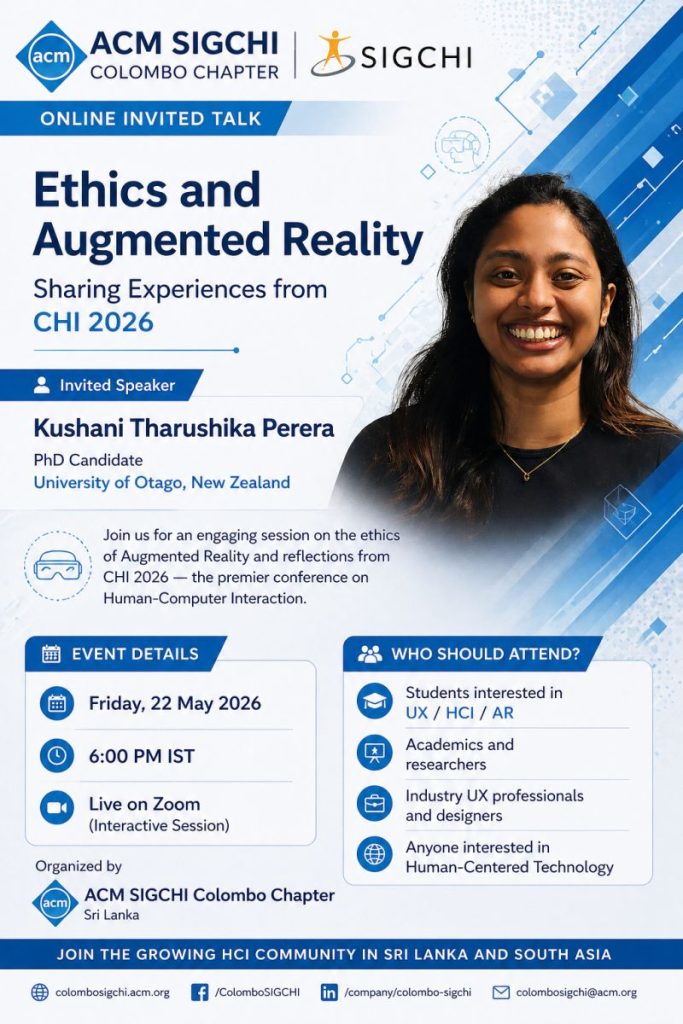 Ethics and Augmented Reality with Kushani Perera